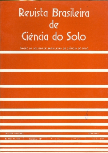 Revista Brasileira de Ciência do Solo (vol. 12, nº 3)