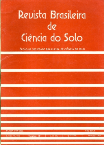 Revista Brasileira de Ciência do Solo (vol. 11, nº 2)