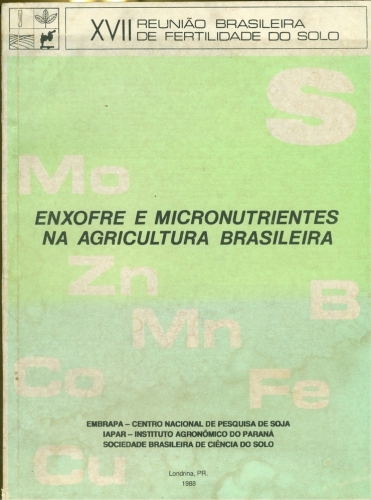 Enxofre e Micronutrientes na Agricultura Brasileira