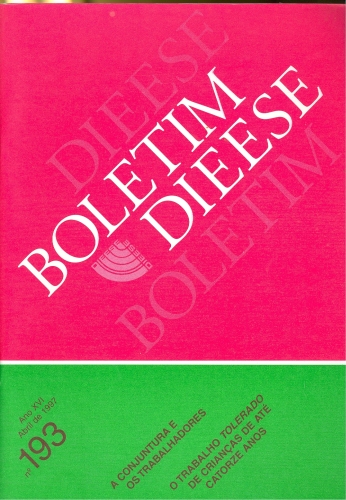 Boletim DIEESE (ano XVI, nº 195)