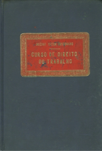 Curso de Direito do Trabalho