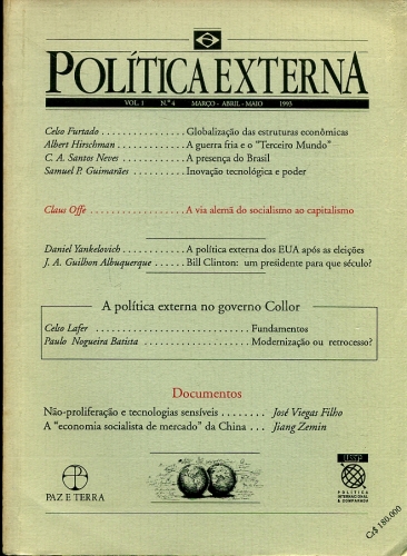 Política Externa (Volume 1, Nº 4)