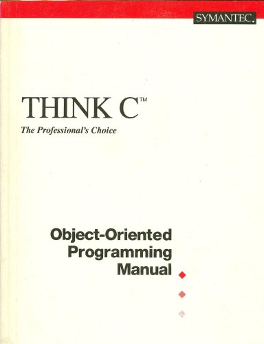 Think C - Object-Oriented Programming Manual