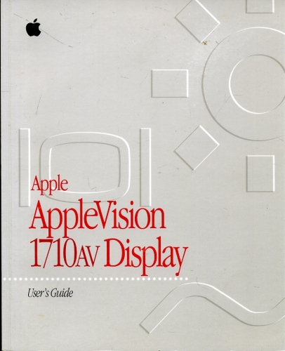 AppleVision 1710AV Display