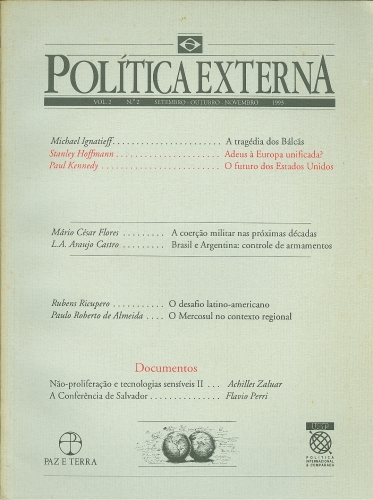 Política Externa (Vol. 2, N° 3)