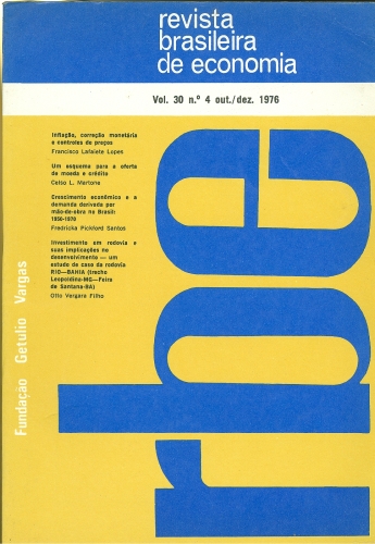 Revista Brasileira de Economia (vol. 29, nº 2)