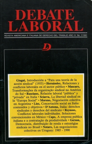 Debate Laboral (Ano IV, Nº7, 1991)