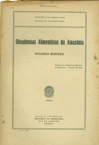 Oleaginosas Alimentícias da Amazônia