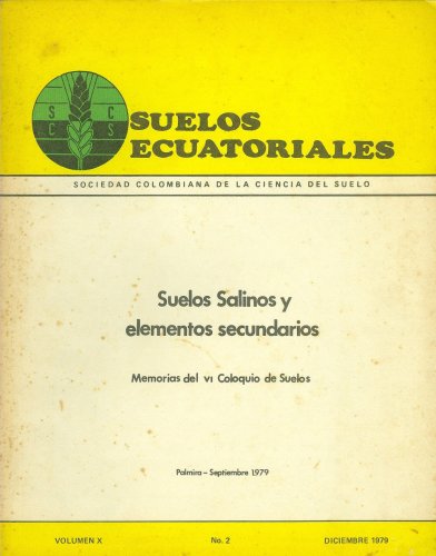 Suelos Ecuatoriales: Suelos Salinos y Elementos Secundarios
