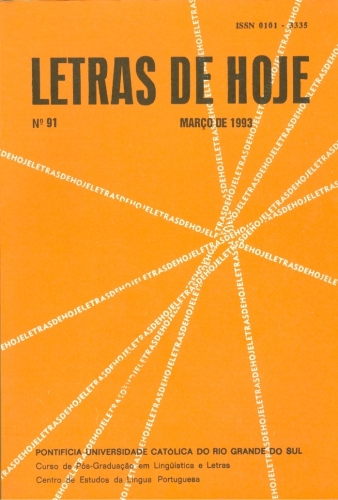 Letras de Hoje (Março - 1993)