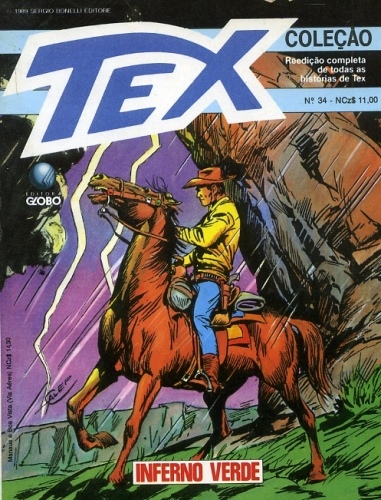 Tex Nº 34: Inferno Verde