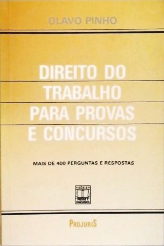 Direito do Trabalho para Provas e Concursos 