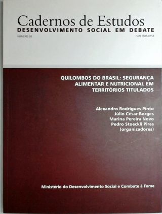 Cadernos de Estudos - Desenvolvimento Social em Debate