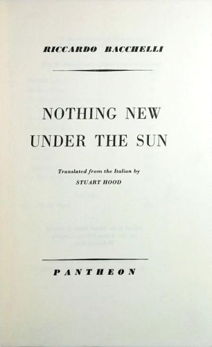 Nothing New Under The Sun