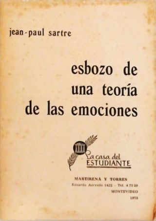 Esbozo para una Teoria de las Emociones