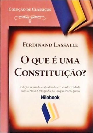 O Que É Uma Constituição?