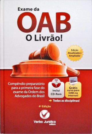 Exame Da Oab - O Livrão! (contém Cd)