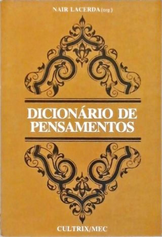 Dicionário De Pensamentos