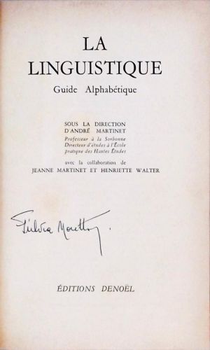 La Linguistique - Guide Alphabétique