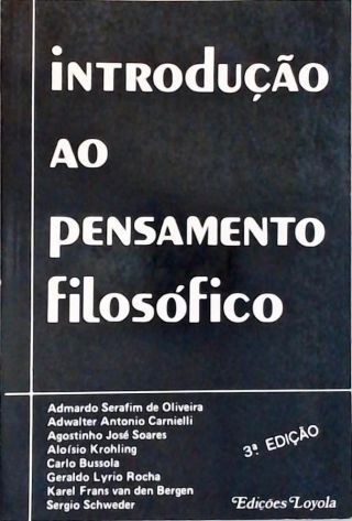 Introdução ao Pensamento Filosófico