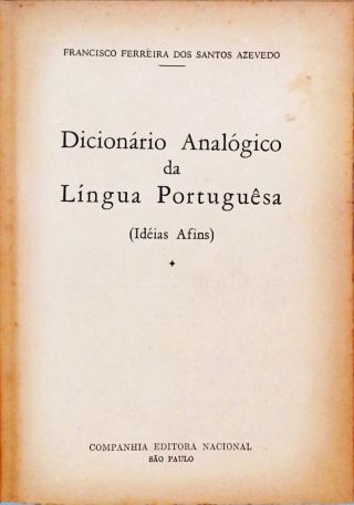 Dicionário Analógico Da Língua Portuguesa