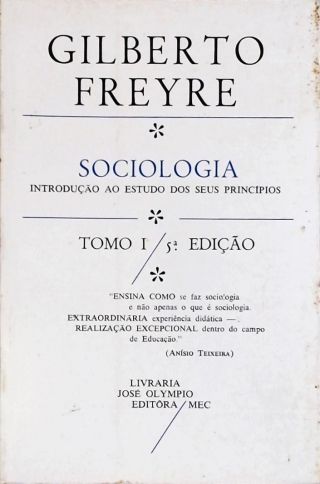 Sociologia - Vol. 1