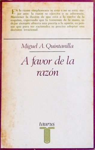 A Favor de la Razón