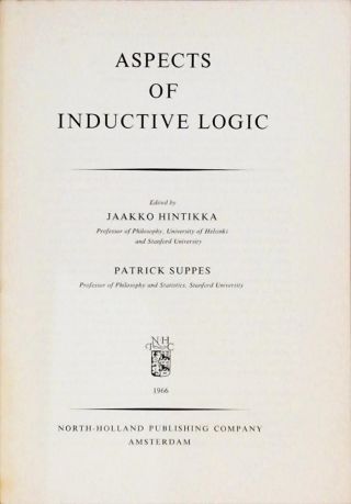 Aspects of Inductive Logic
