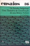 Os Estado Subjetivos: Uma Tentiva de Classificação de sues Relatos Verbais
