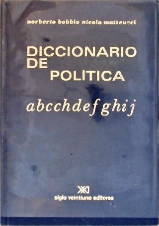 Diccionario de Politica - Em 2 Volumes