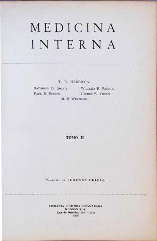 Medicina Interna - Em 2 Volumes 