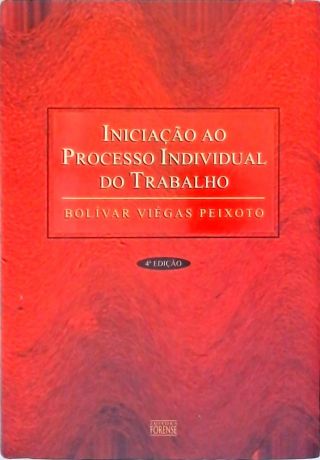 Iniciação ao Processo Individual do Trabalho