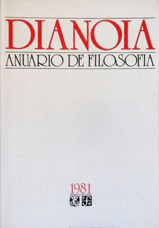 Dianóia Nº 27