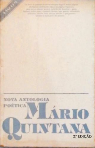 Nova Antologia Poética Mário Quintana