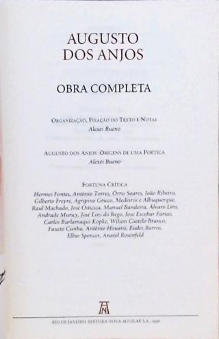 Augusto Dos Anjos - Obra Completa (Volume Único)