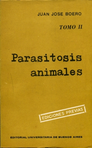 Parasitosis Animales (Tomo II) (Parasitoses Animais)