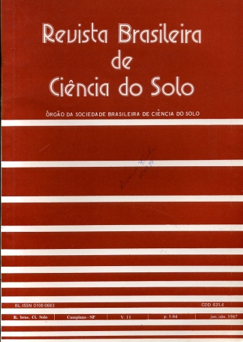 Revista Brasileira de Ciência do Solo (Vol. 11)