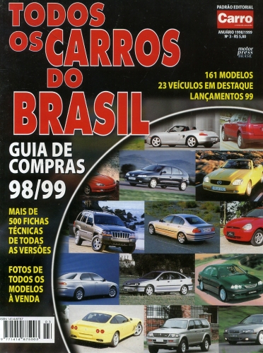 Revista Carro (Ano 3 - Nº 3): Anuário 1998/1999
