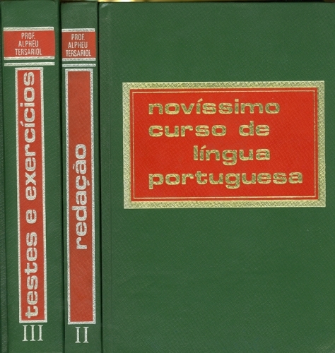Novíssimo Curso de Língua Portuguesa (em 3 volumes)