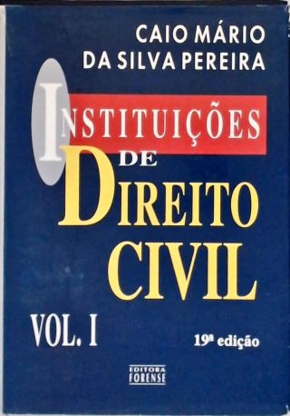 Instituições De Direito Civil  - Vol. 1