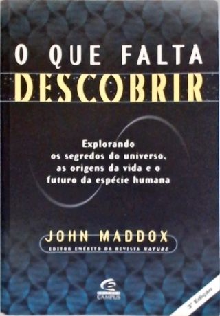 O Que Falta Descobrir