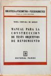 Manual para la Construccion de Tests Objetivos de Rendimento