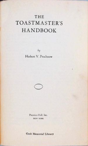 The Toastmasters Handbook