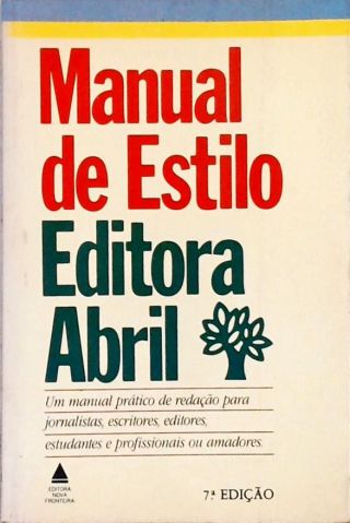 Manual De Estilo - Editora Abril