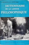 Dictionnaire de la Langue Philosophique
