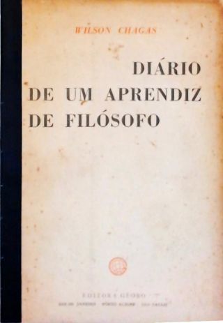 Diário De Um Aprendiz De Filósofo