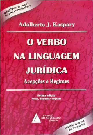 O Verbo Na Linguagem Jurídica