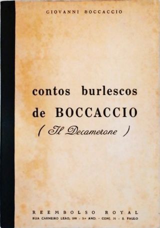 Contos Burlescos de Boccaccio (Il Decamerone)