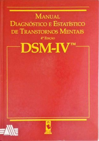 DSM-lV Manual Diagnóstico E Estatístico De Transtornos Mentais