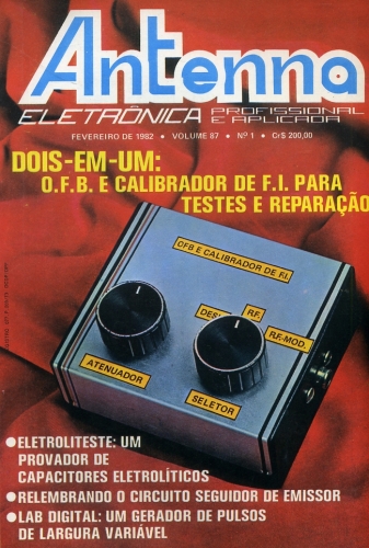 Antenna (Volume 87, Nº 1, Ano 1982)